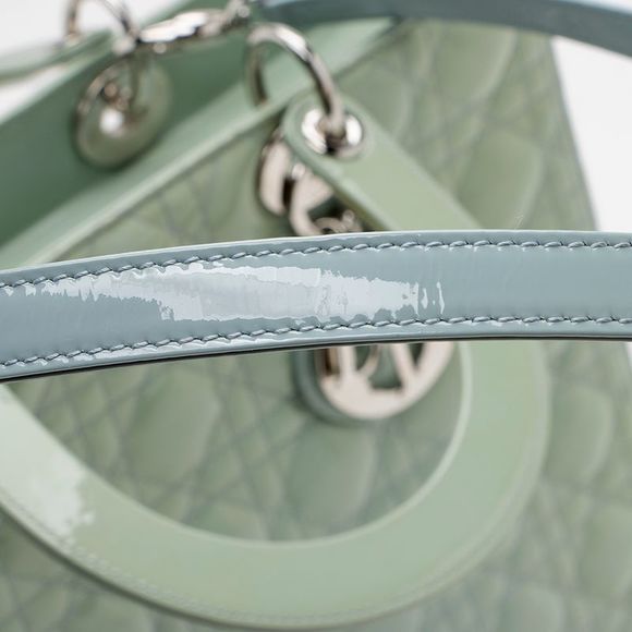 Dior Patent Leather Lady Dior Large Tote - Picture 12 of 13